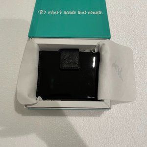 Small Black Leather Wallet